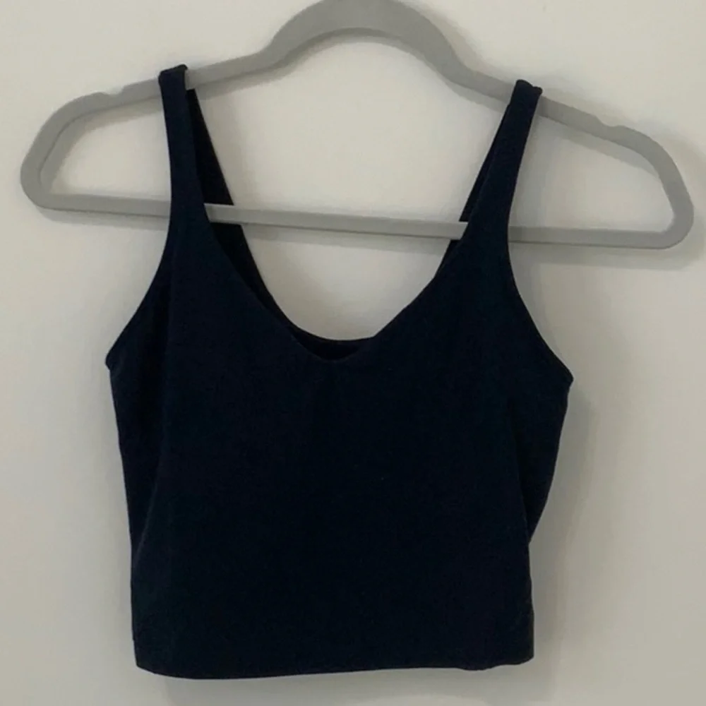 Lululemon Align Tank Top Sz 4 A/B Cup True Navy EUC